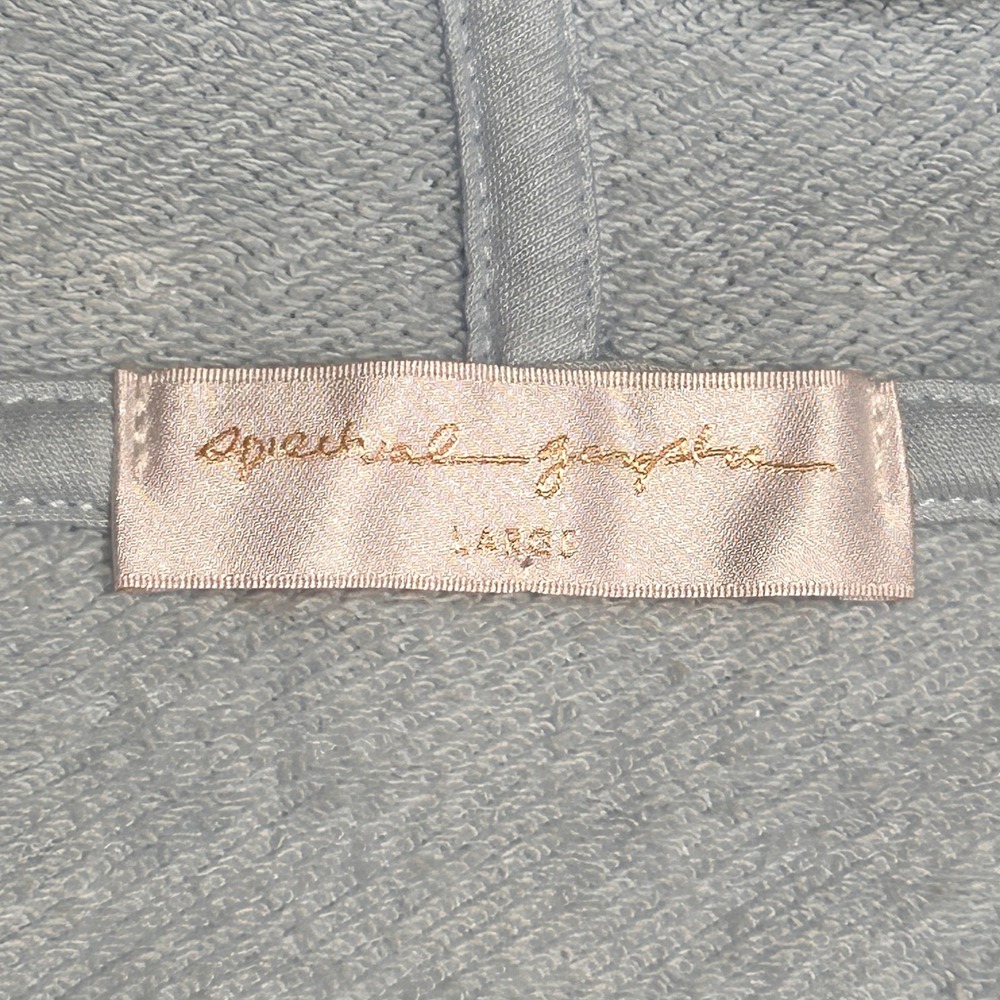 Spiritual Gangster Peyton Hoodie Romper Womens L Blue NWT Cotton Modal $148 - Picture 4 of 11